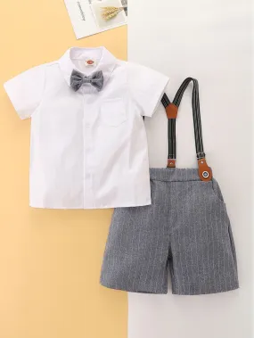 4PSC Gentleman Suit.   (Shirt also available in baby boys with romper) #2000254