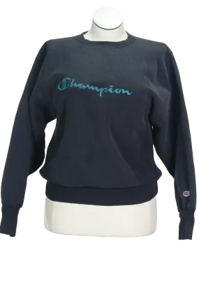 80s Champion Reverse Weave Blk Sweatshirt         M