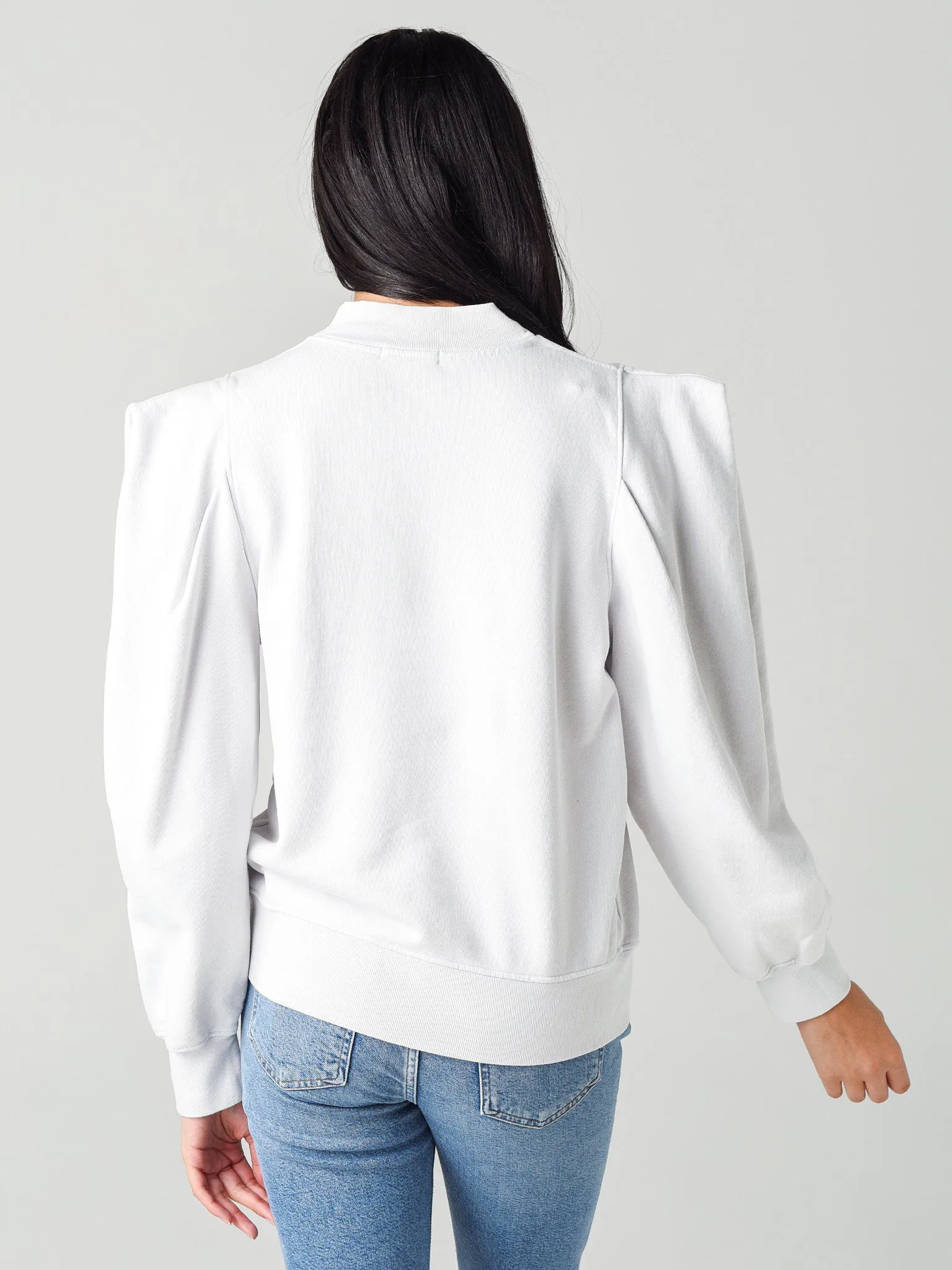 Agolde Women's Folded Sleeve Sweatshirt