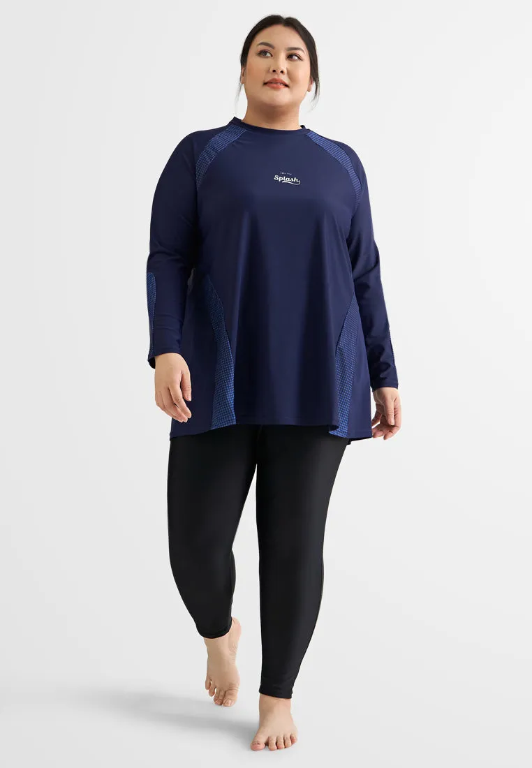 Akua Active Raglan Long Sleeve Swim Top