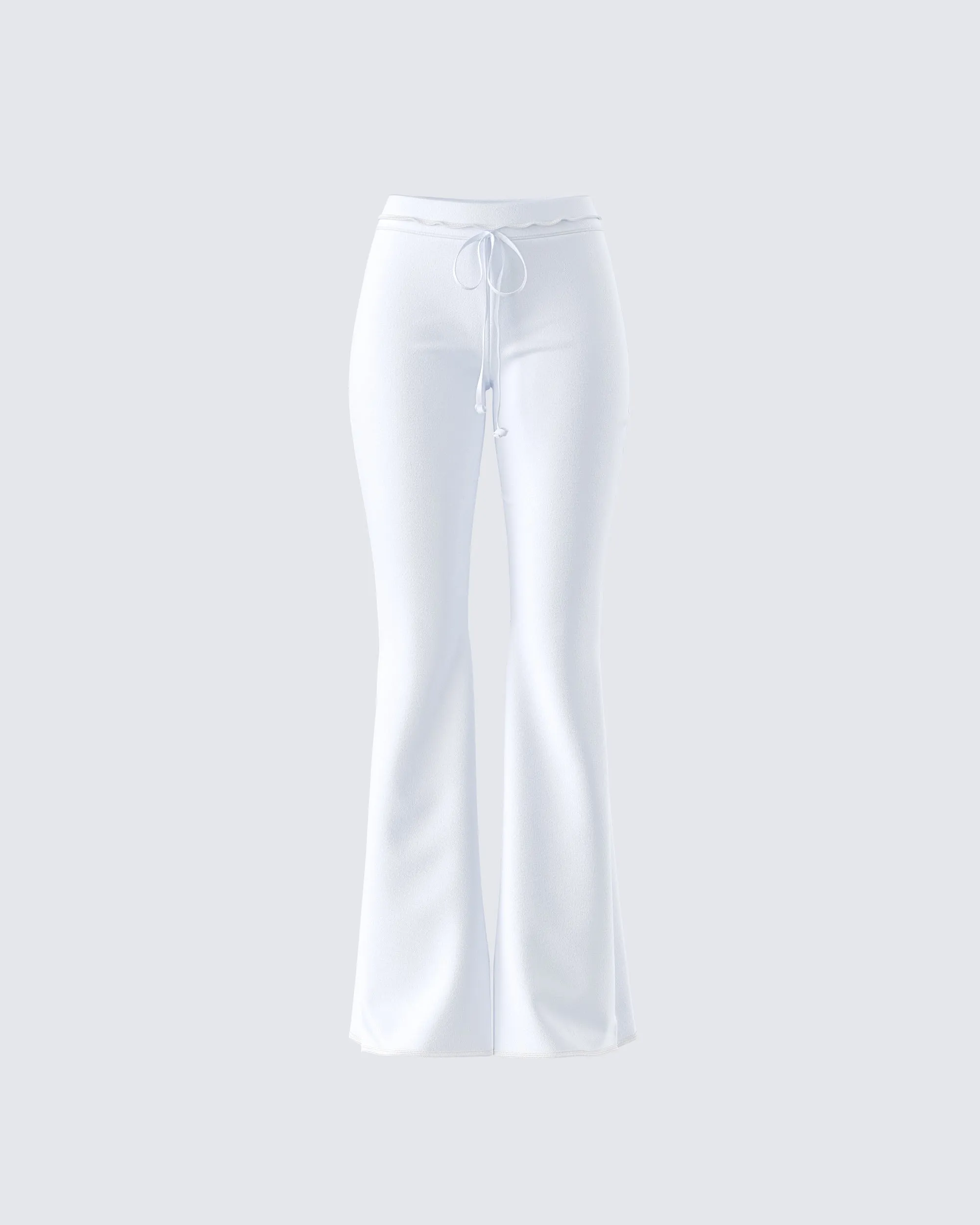 Anahita White Flared Pant