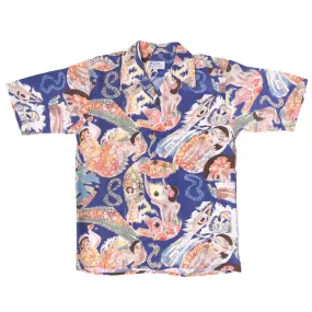 Avanti Hawaiian Shirt - Fruit Harvest - Blue