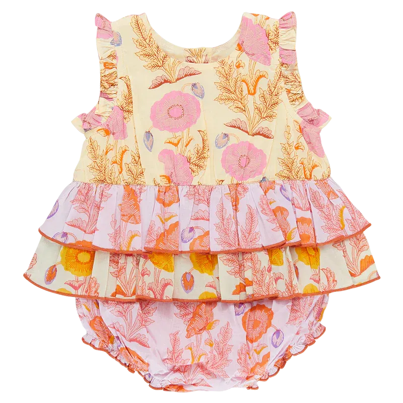 Baby Girls Heidi Bubble - Gilded Floral Mix