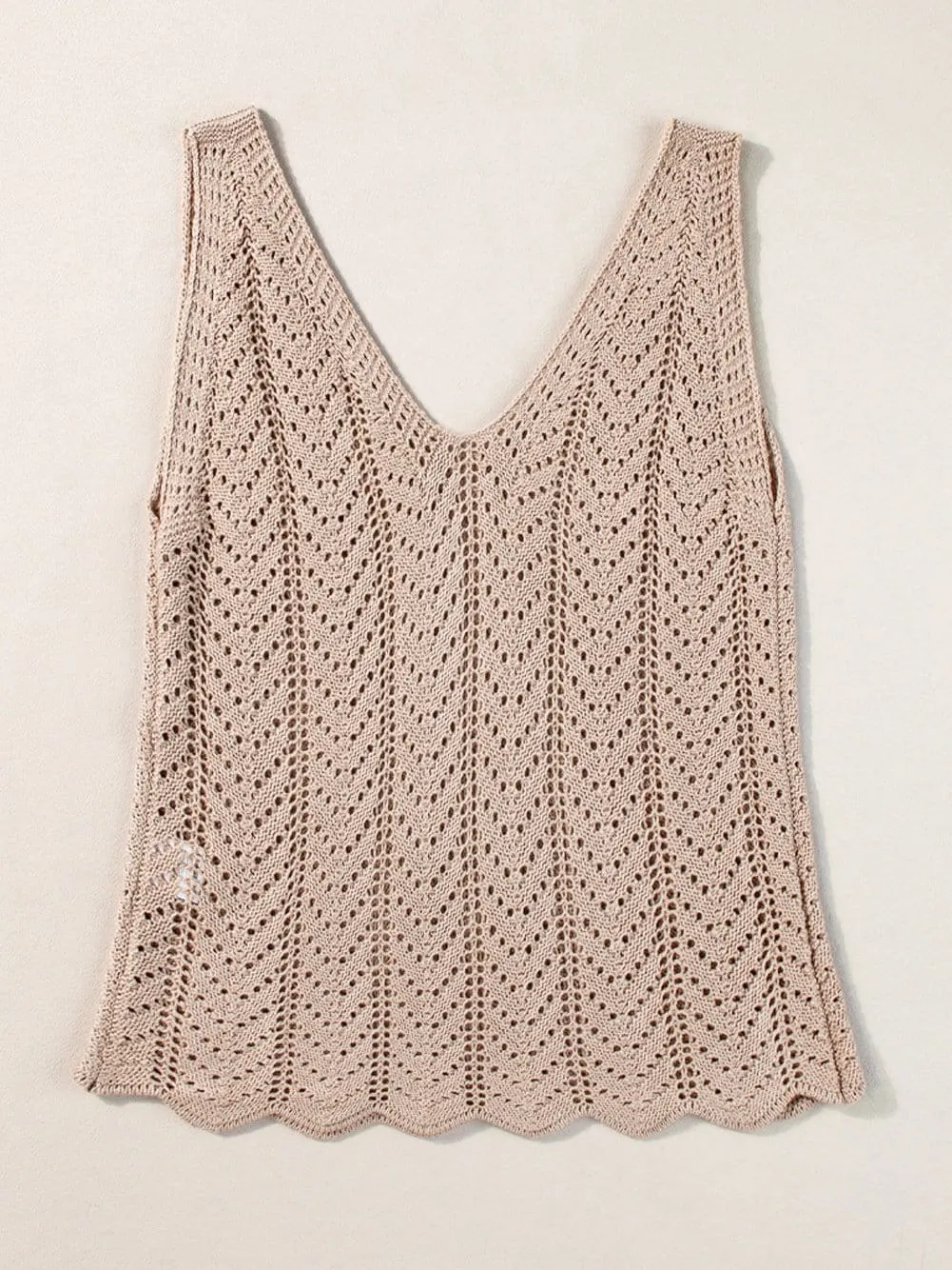 Beach Crochet Knit Tank