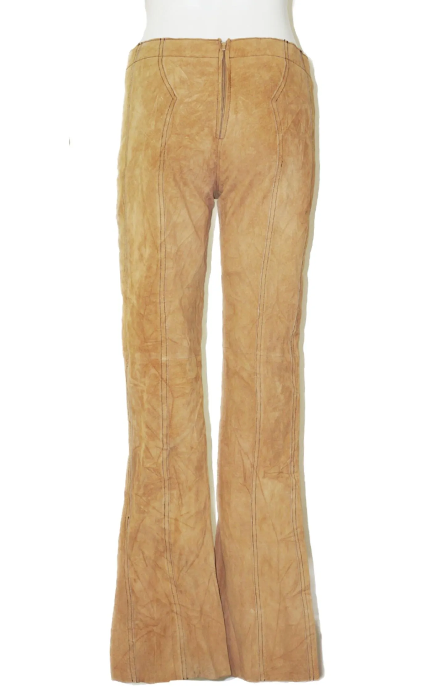 BEBE Vintage Y2K Leather Flared Boot Cut Pants