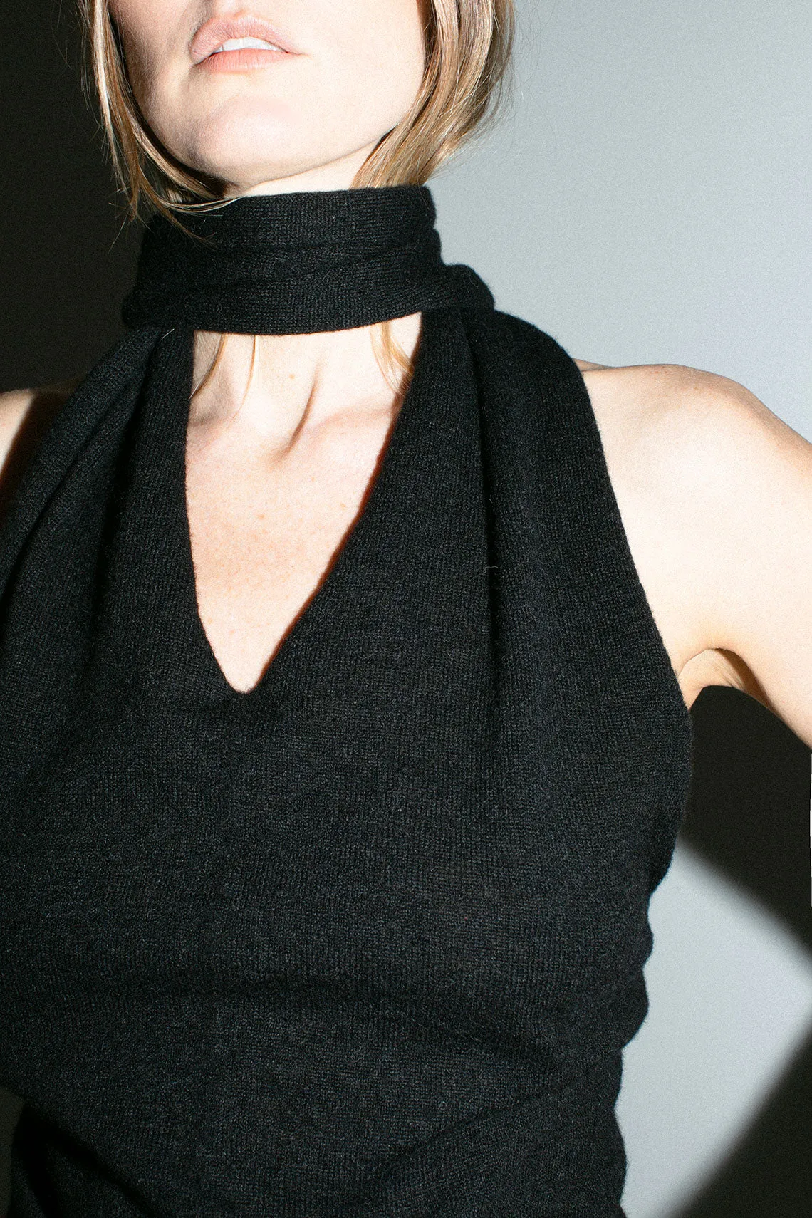 Black Halter Wrap