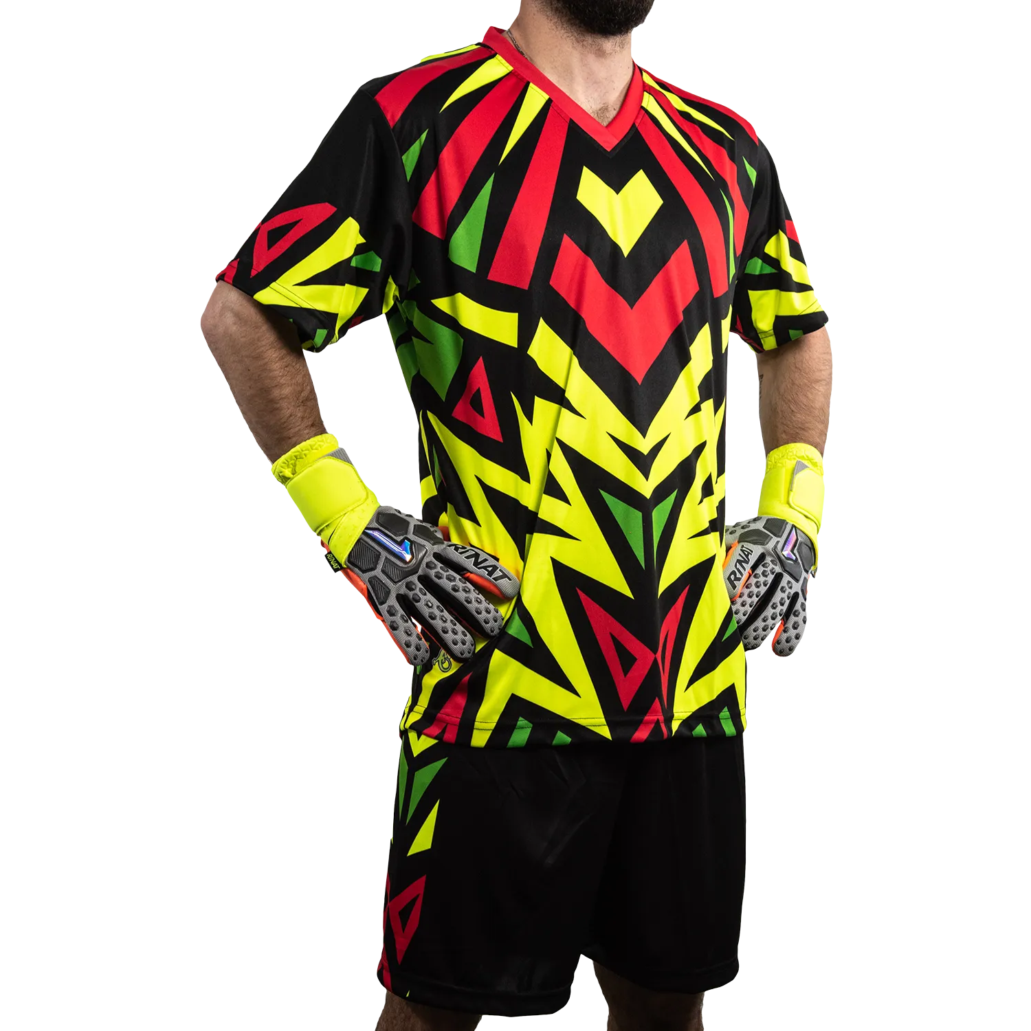 Brody III SS Short-Sleeve Goalkeeper Kit (Jersey Short Socks) Number Included