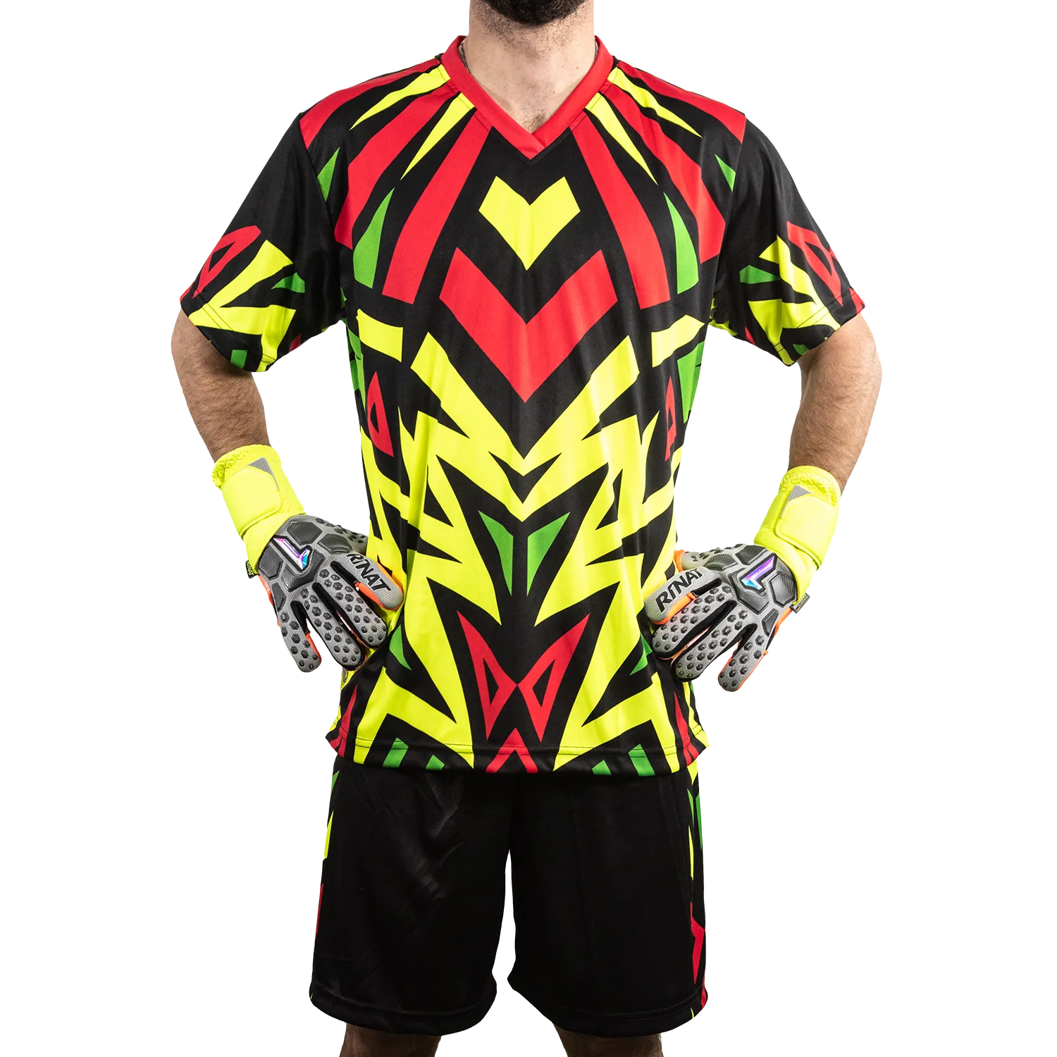 Brody III SS Short-Sleeve Goalkeeper Kit (Jersey Short Socks) Number Included