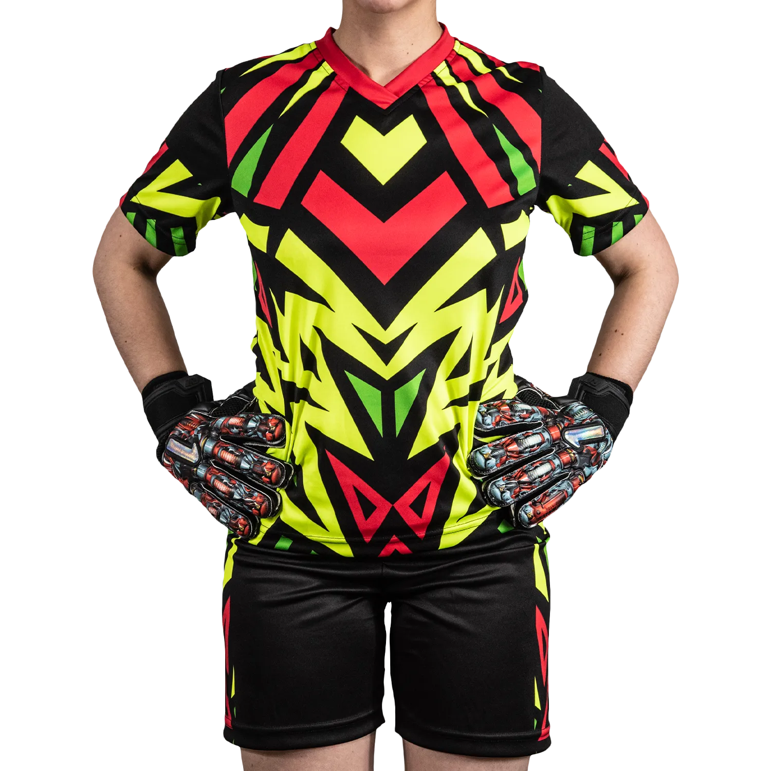 Brody III SS Short-Sleeve Goalkeeper Kit (Jersey Short Socks) Number Included