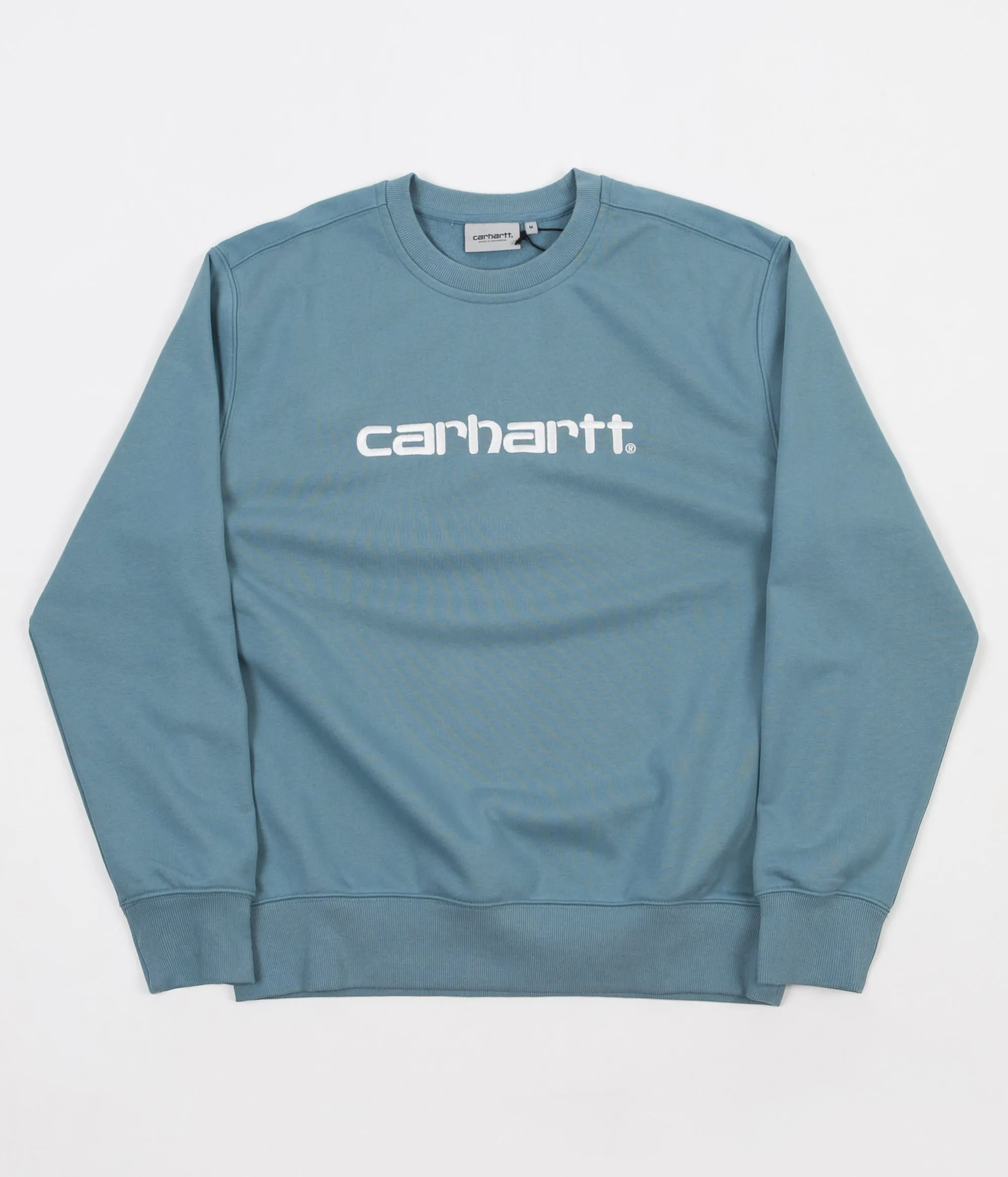 Carhartt Crewneck Sweatshirt - Dusty Blue / Wax