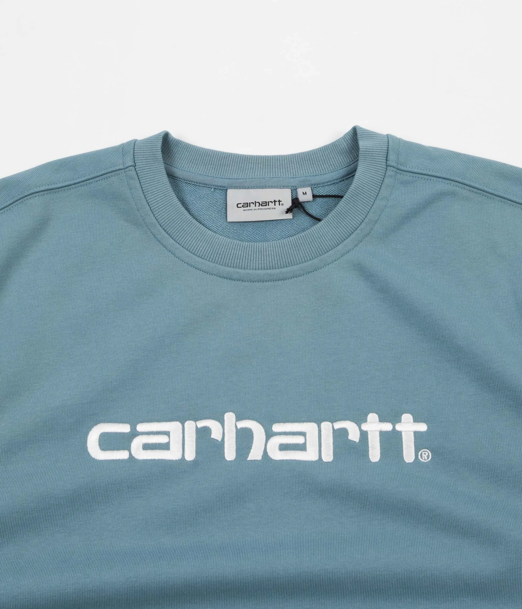 Carhartt Crewneck Sweatshirt - Dusty Blue / Wax