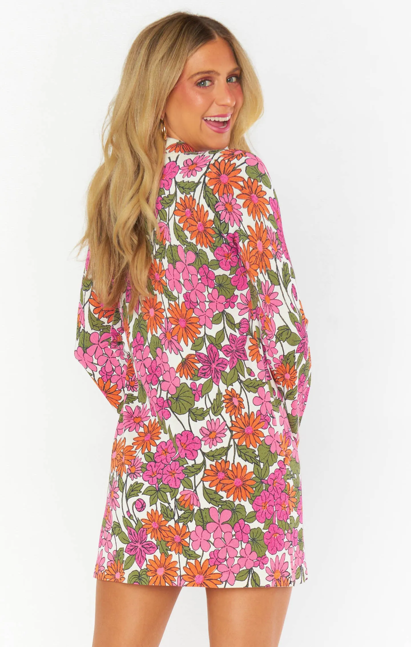 Charlie Collar Dress ~ Carnaby Floral Knit