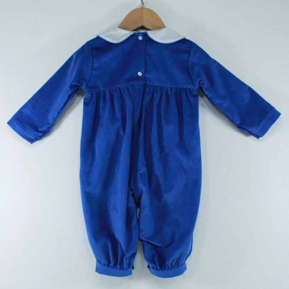 Charming Little One Wonderful Blue Garden Noah Romper