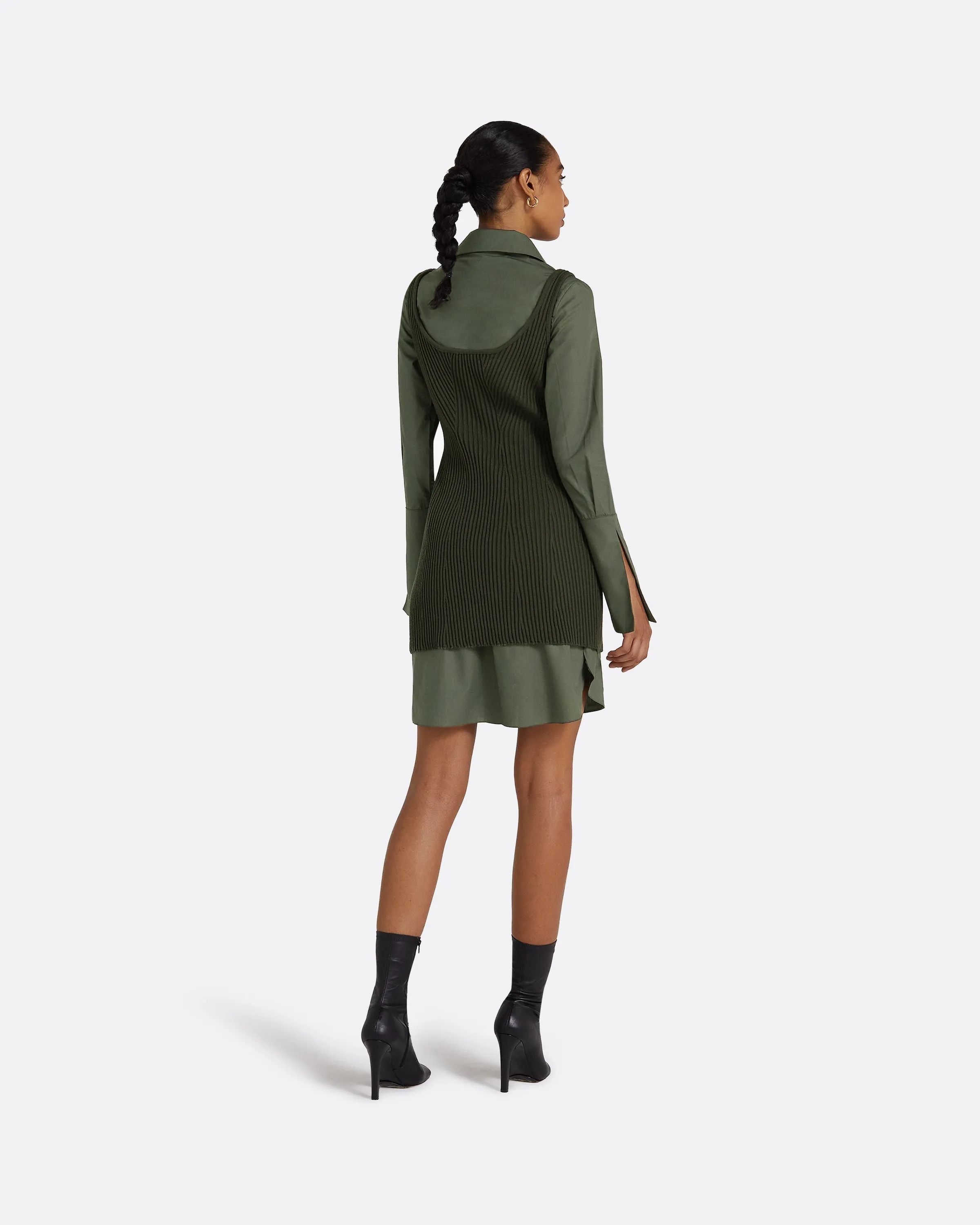 Cindy Seaweed Knit Dress