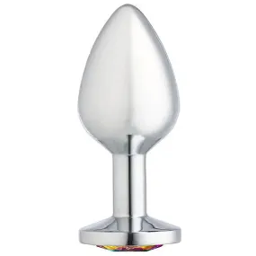 Cloud 9 Gems Silver Chromed Anal Plug