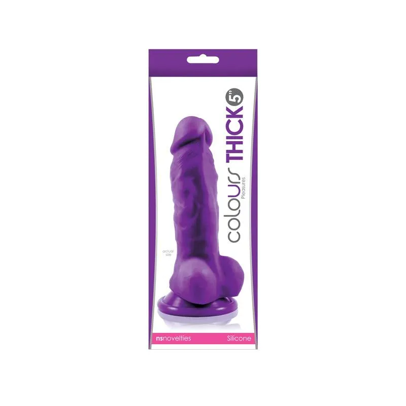 Colours Thick Silicone 5in Dildo