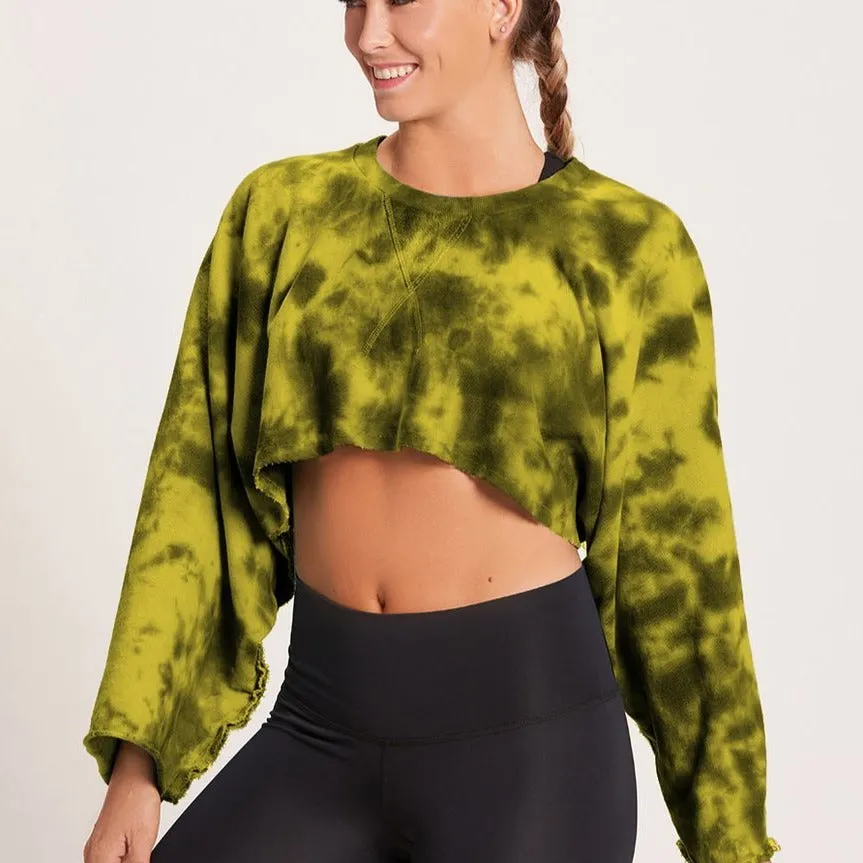 Crop French Terry Sweatshirt - Punkadelic