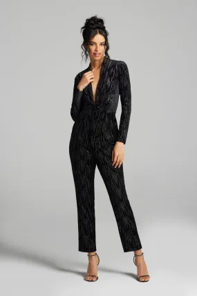 Deep V-Neck Jumpsuit