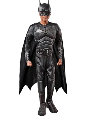 Deluxe Boys The Batman Superhero Fancy Dress Costume