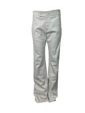 DEREK LAM Women's White Flared Pants #FY10 S NWOT