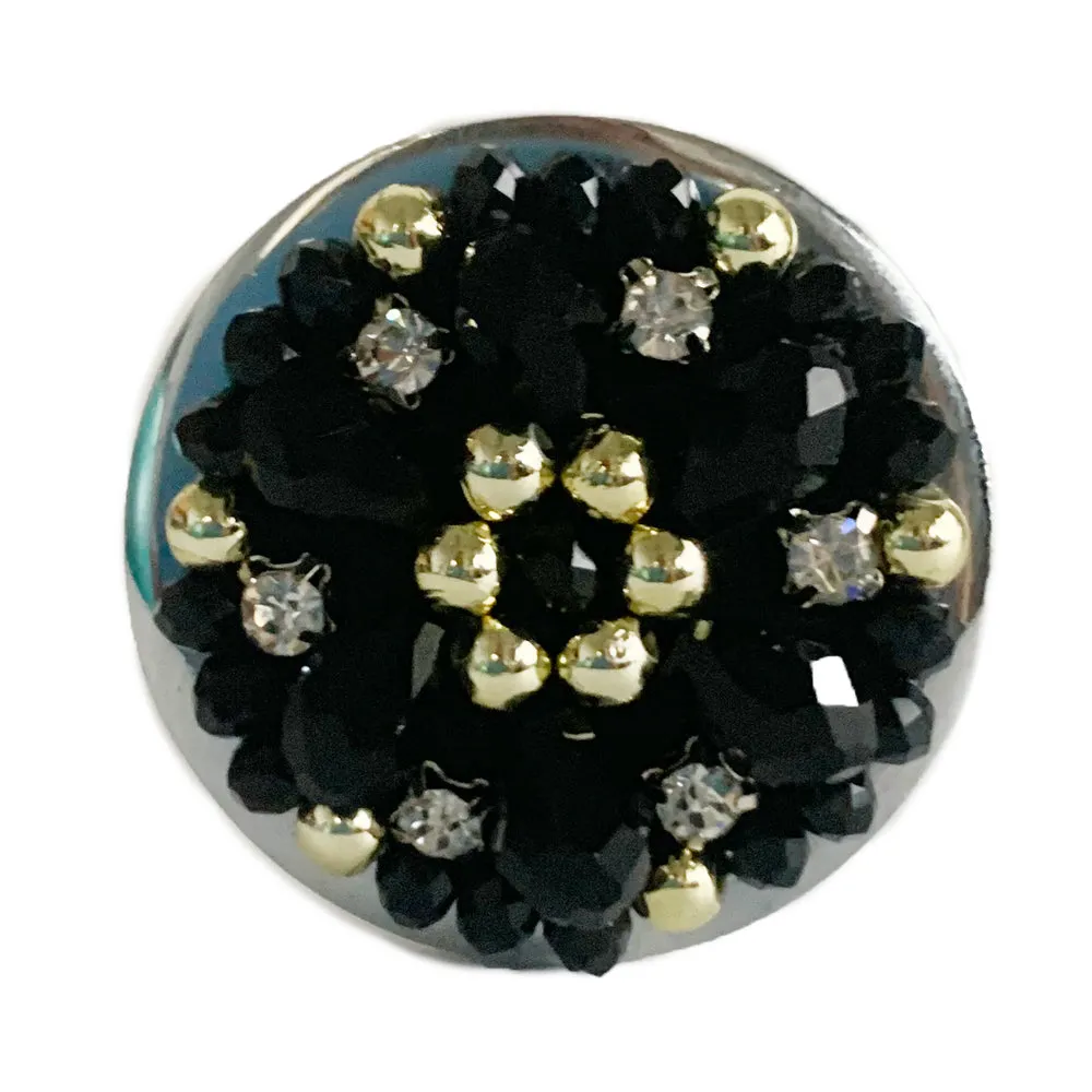 Diamante & Beading Embellished Metal Butt Plug