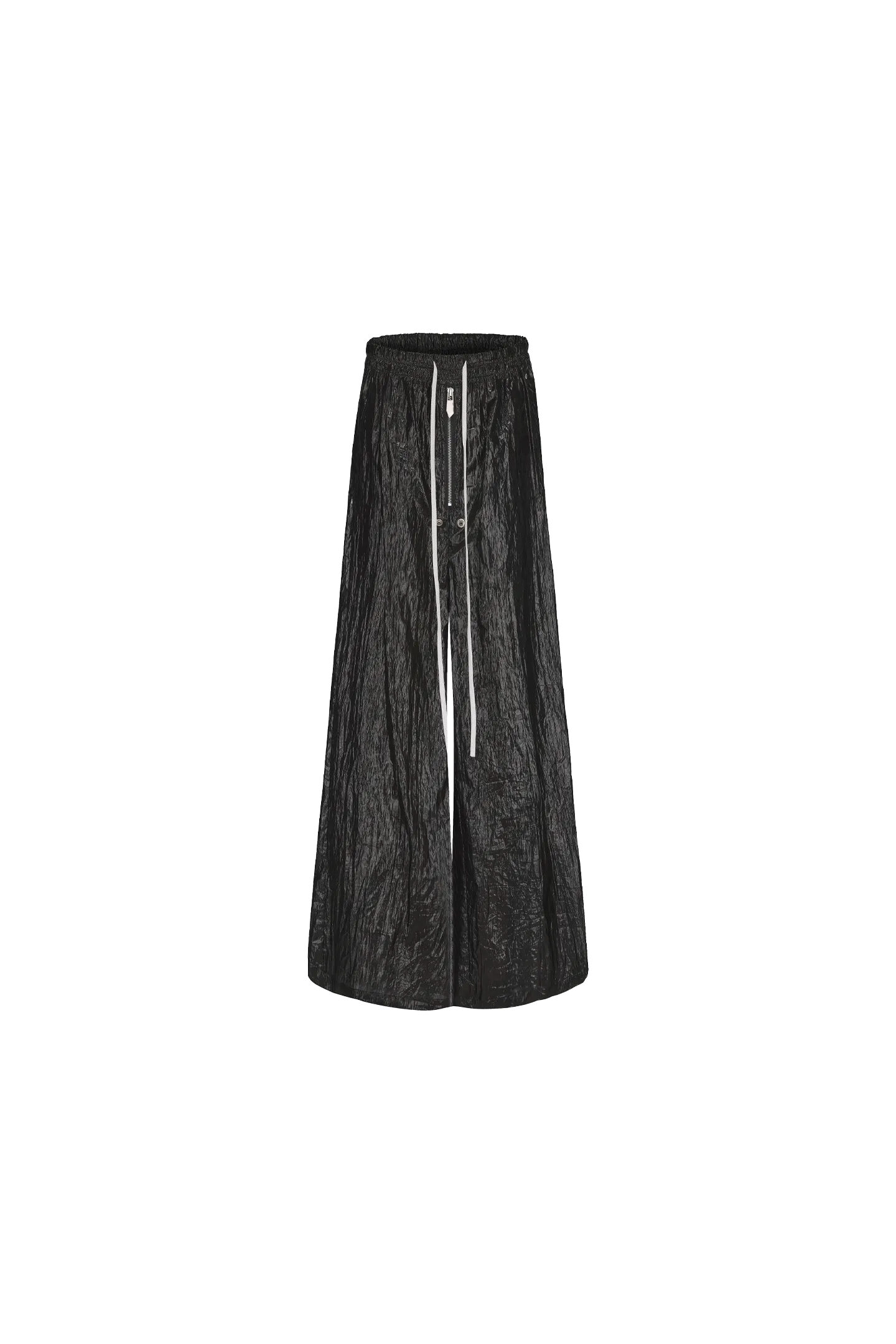 Disark Textured Pleated Wide-leg Pants