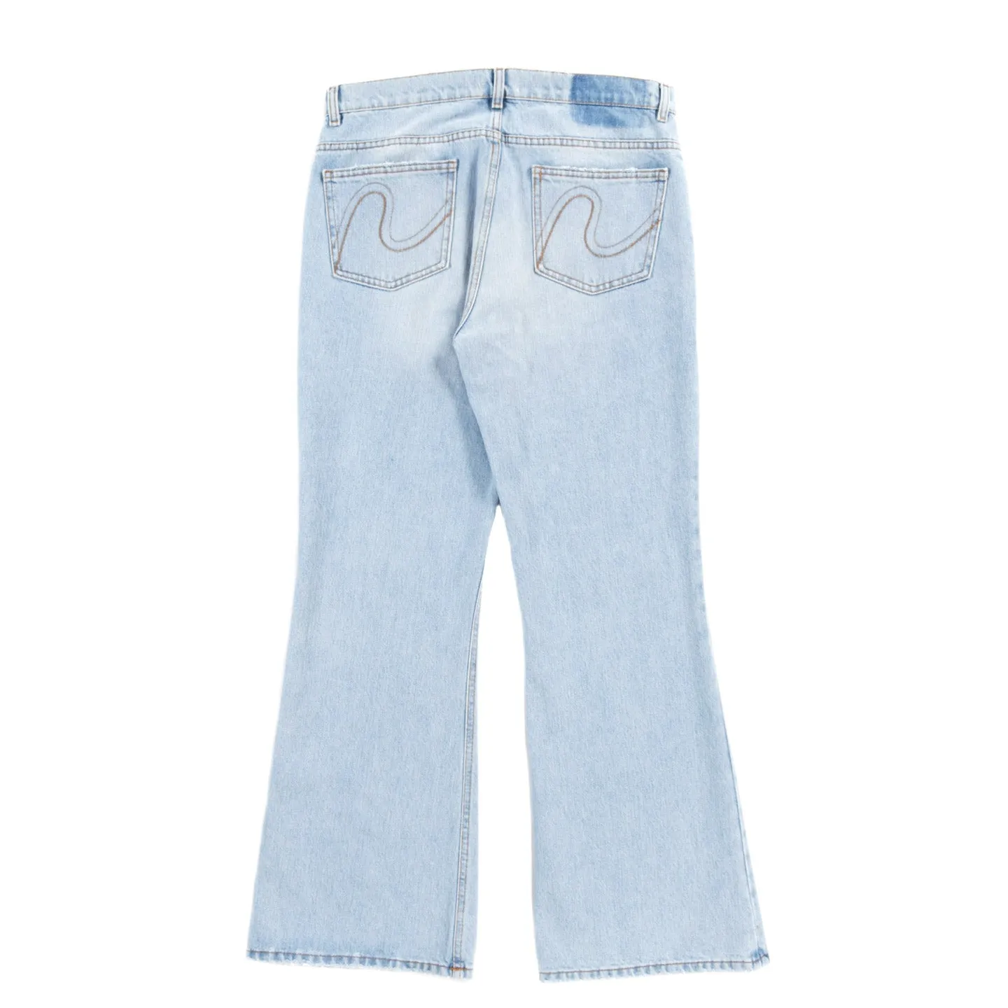 ERL DISTRESSED DENIM PANTS