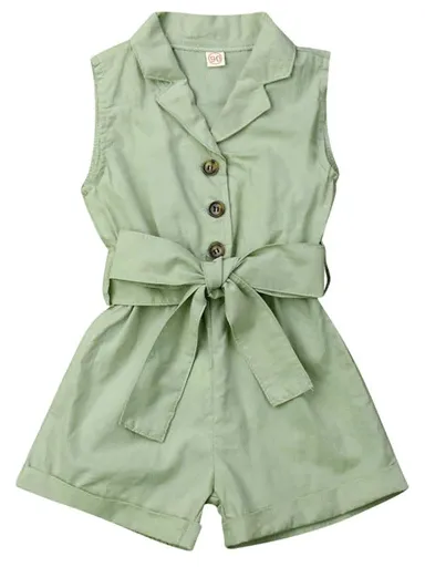 Eternal Beauty Collared Romper