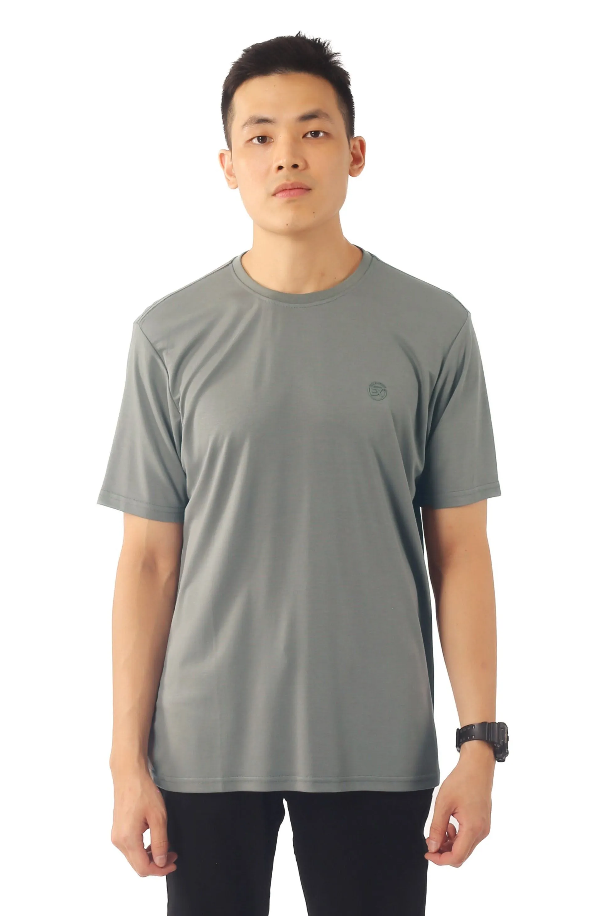 EXHAUST ROUND NECK T SHIRT [FREE CUT] 1595