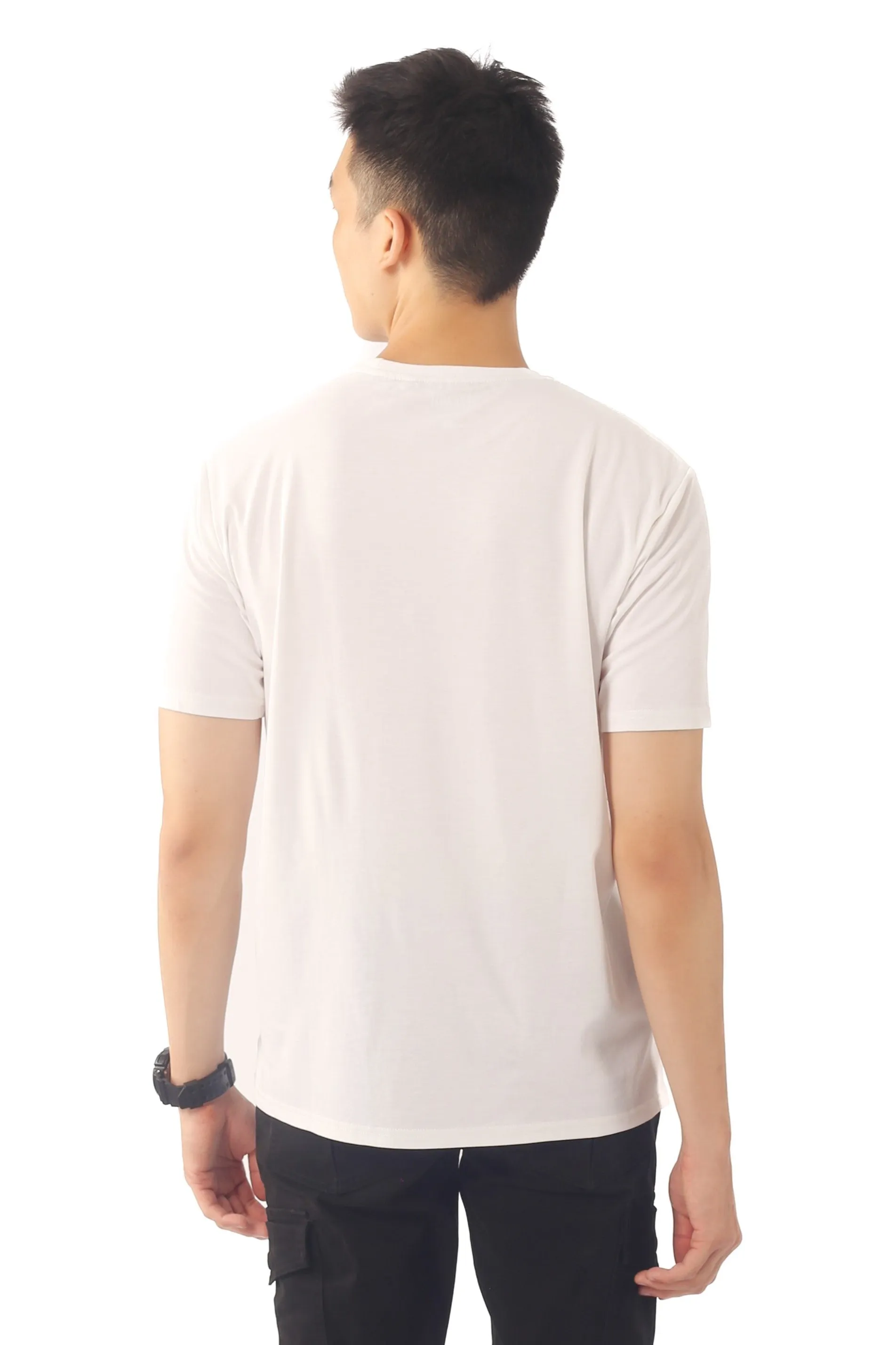 EXHAUST ROUND NECK T SHIRT [FREE CUT] 1595