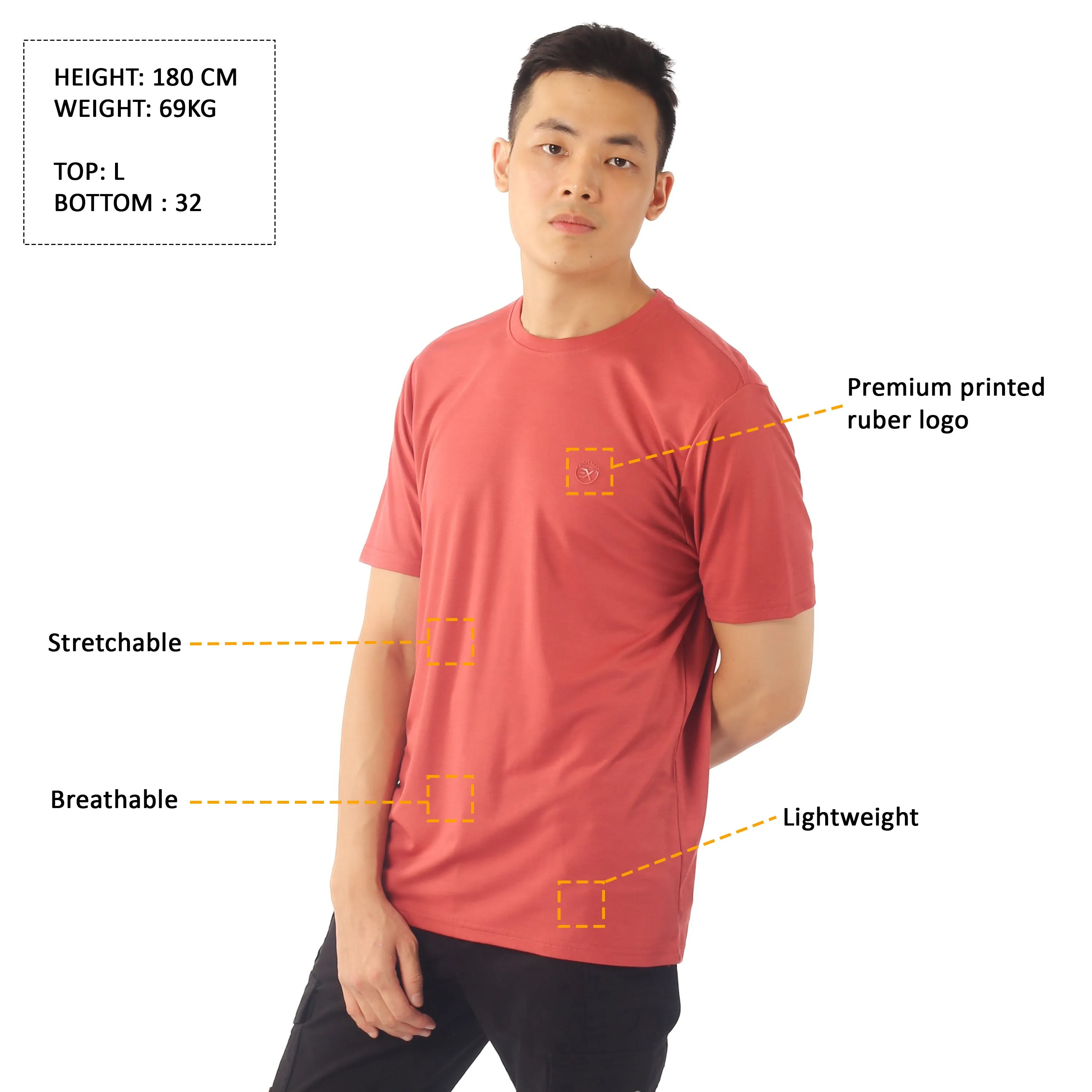 EXHAUST ROUND NECK T SHIRT [FREE CUT] 1595