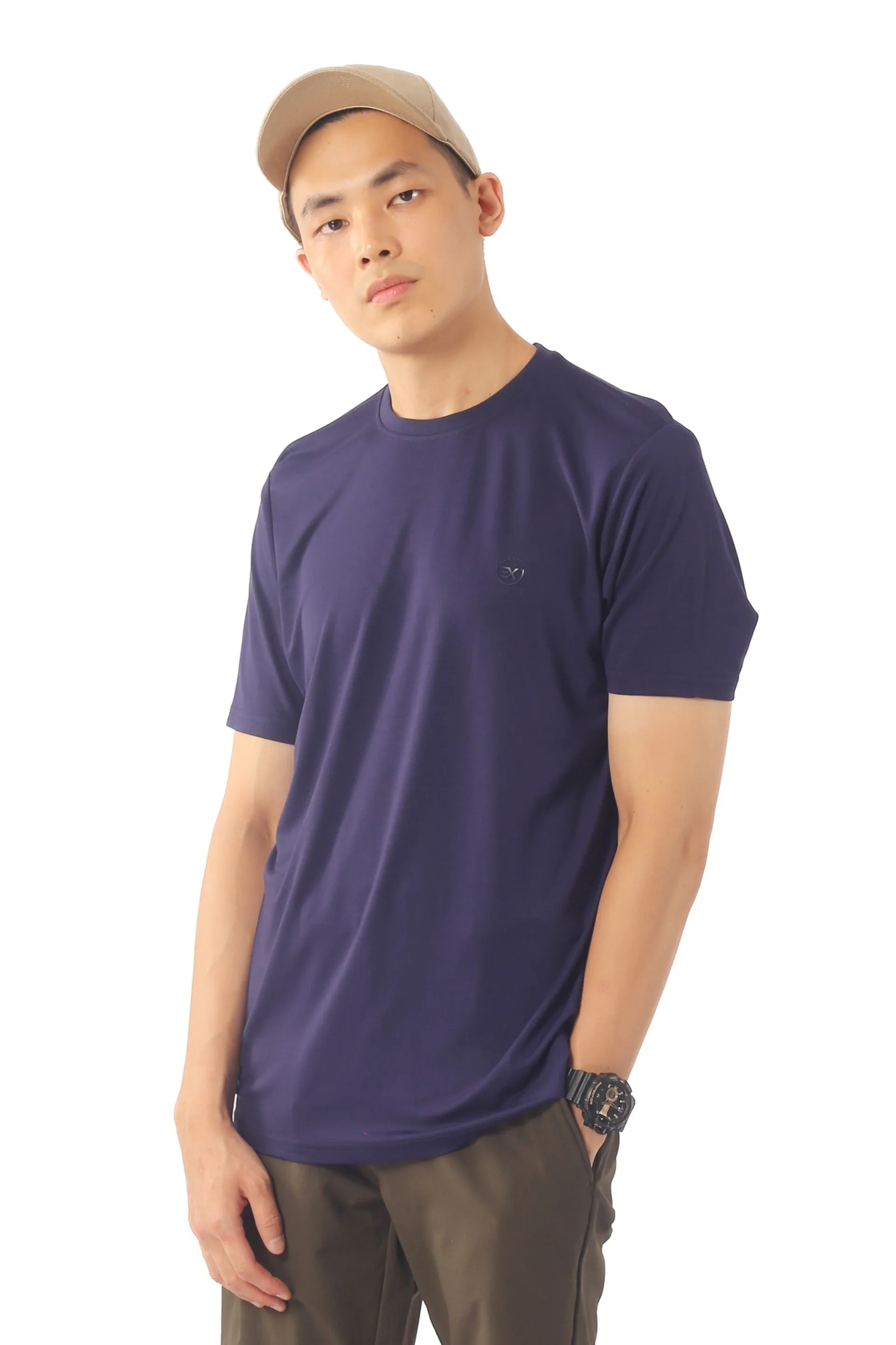 EXHAUST ROUND NECK T SHIRT [FREE CUT] 1595