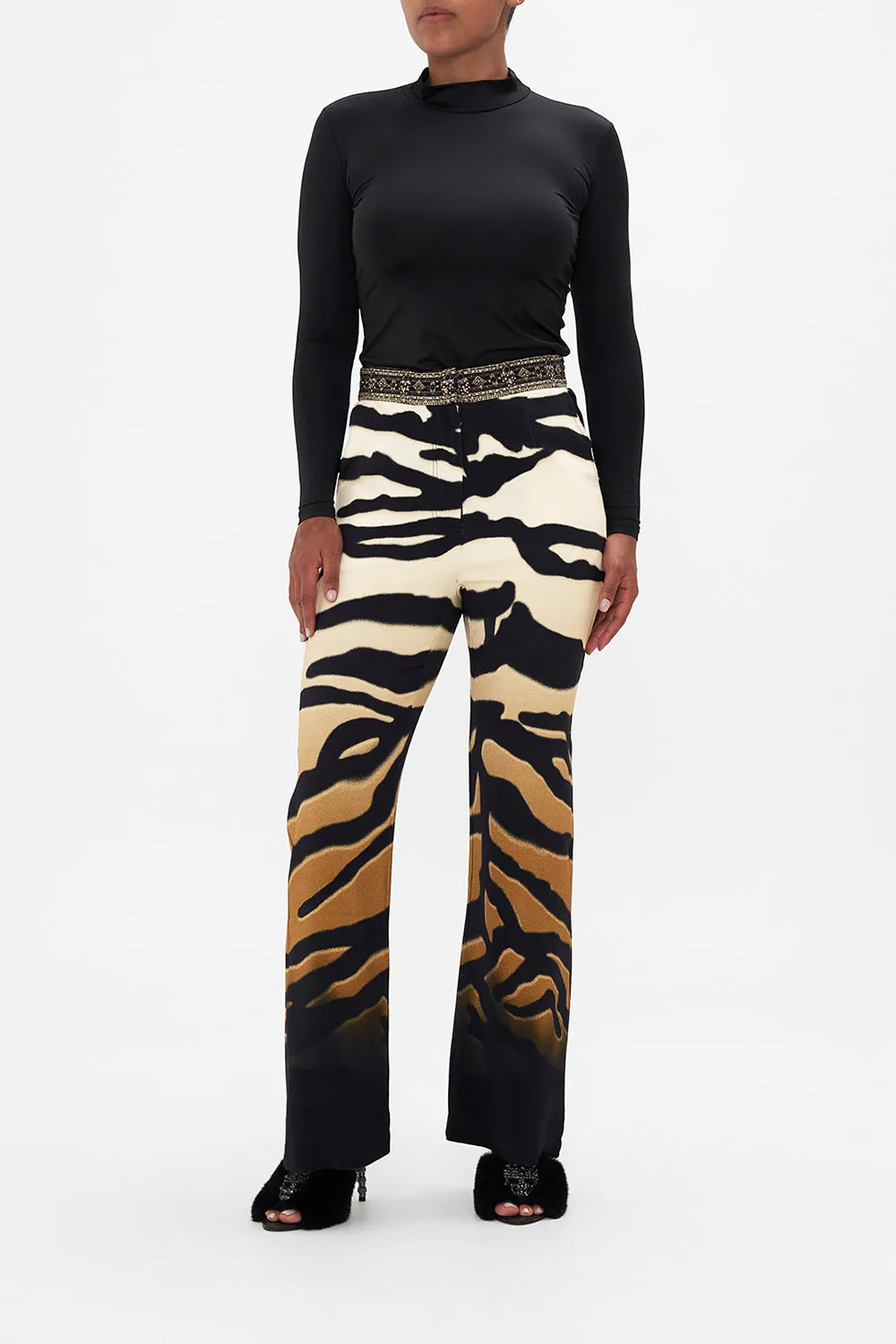 FULL LENGTH FLARED PANT TAME MY TIGER