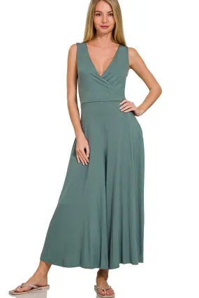 Jade Sleeveless Jumpsuit