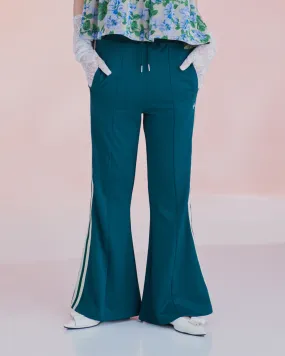 Jersey flare pants (Green)