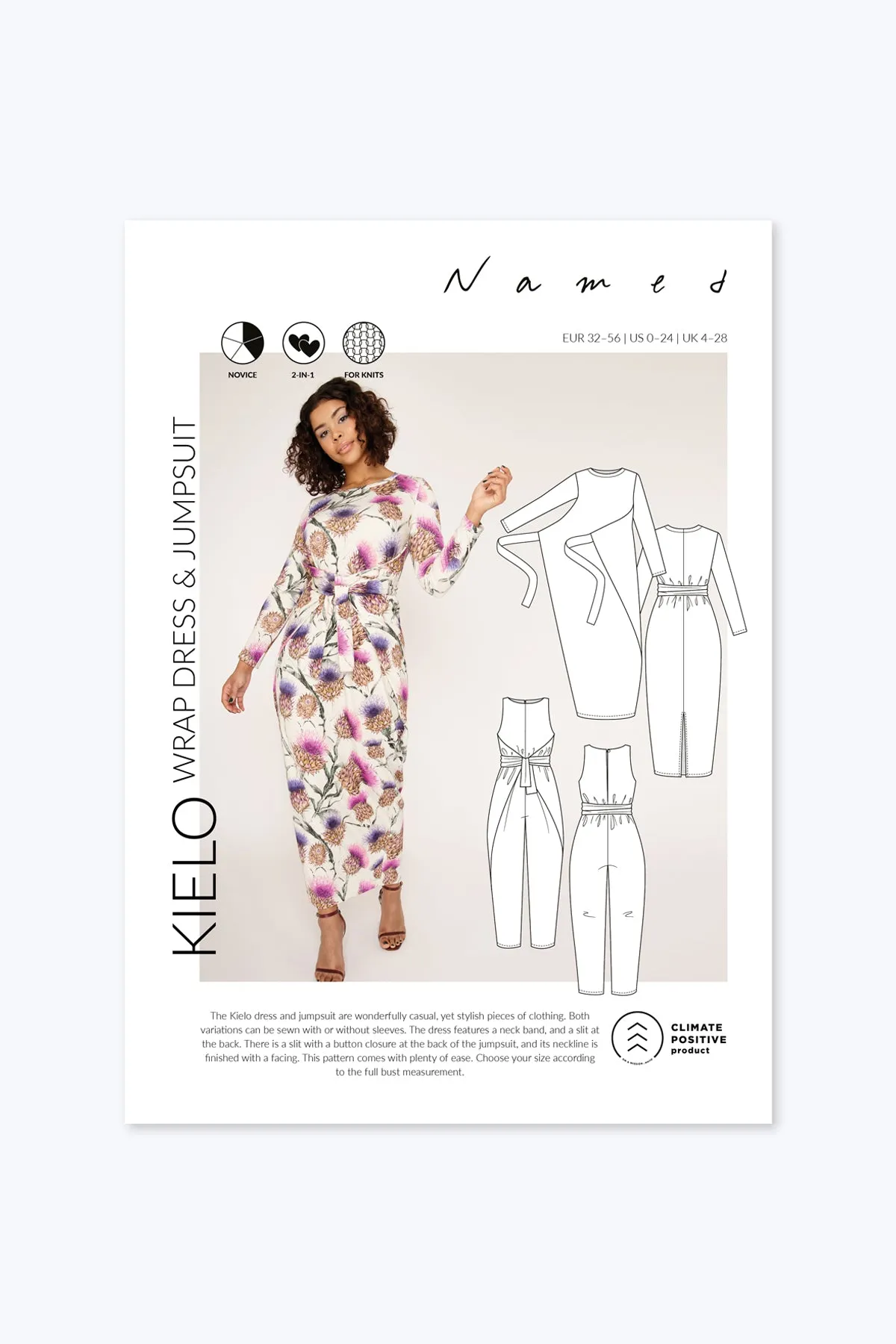 Kielo wrap dress & jumpsuit