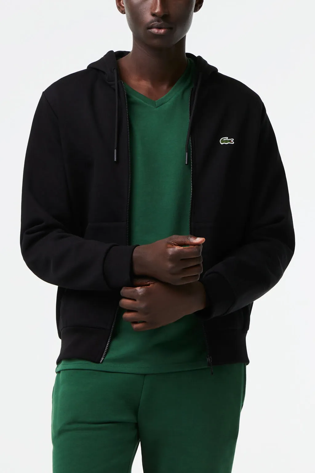 Lacoste - Kangaroo Pocket Fleece Sweatshirt