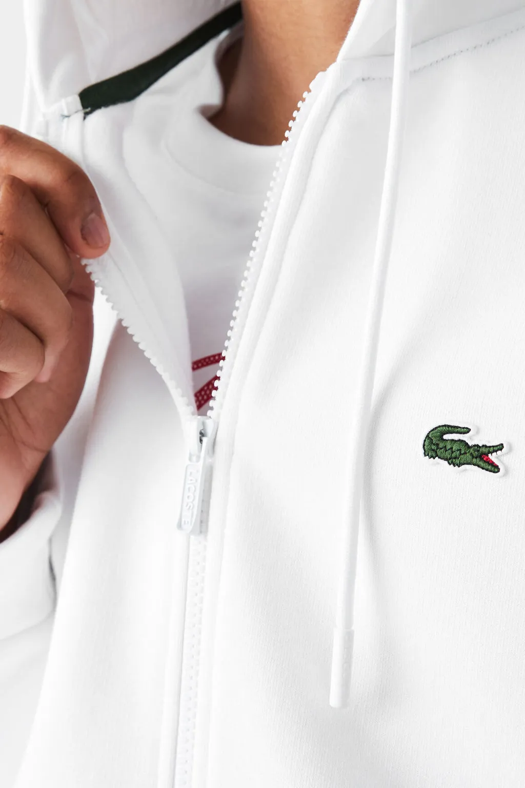 Lacoste - Kangaroo Pocket Fleece Sweatshirt