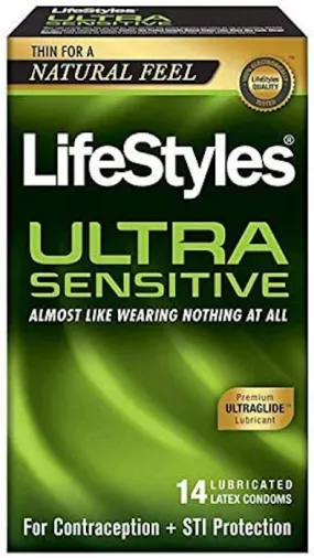 Lifestyles ''Ultra Sensitive'' 14Pack