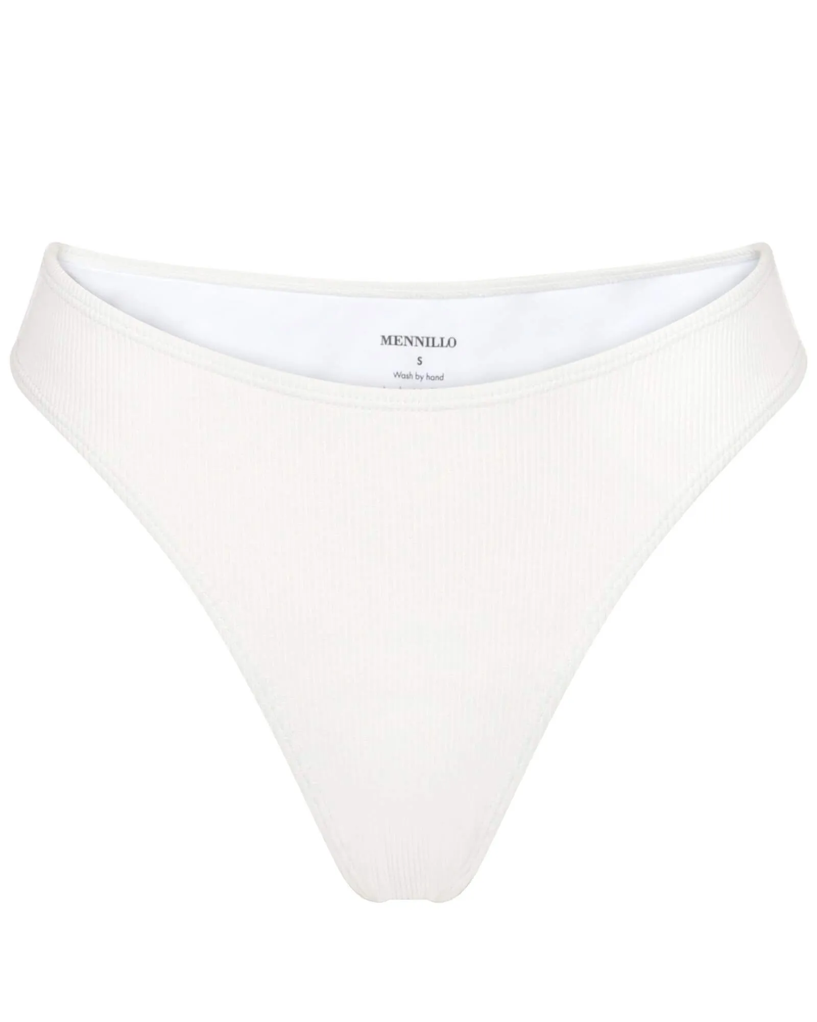 Marina bottom brazilian - White rib