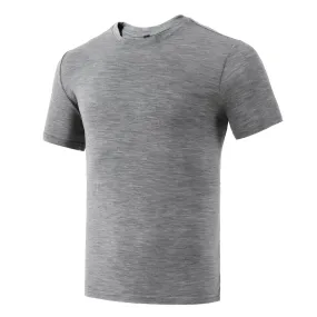 Men's Merino 160g Short Sleeve T-Shirt Ebony Heather