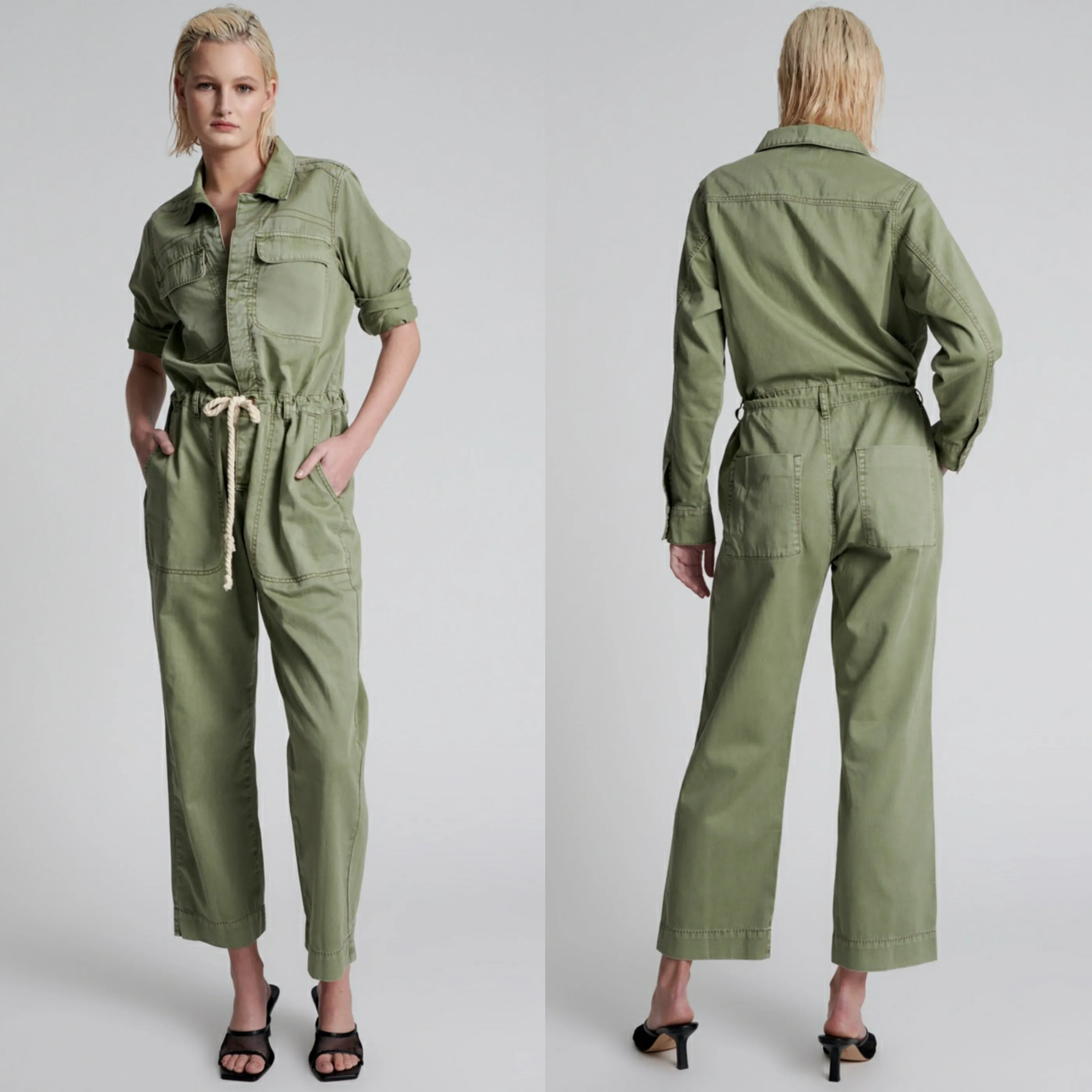 ONETEASPOON Womens Safari Ranger Jumpsuit Super Khaki