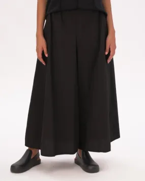 Organic Cotton Elastic Waist Palazzo Pants