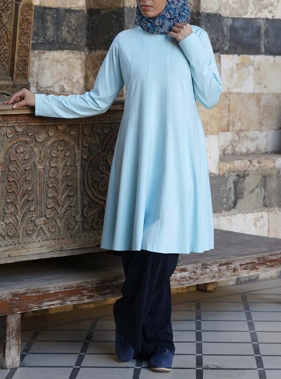 Paneled Jersey Tunic