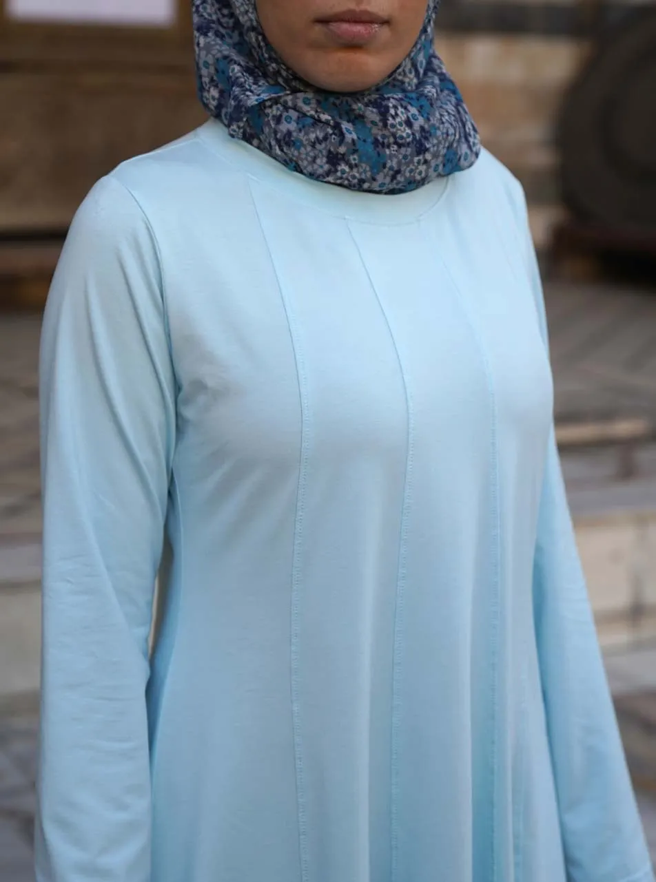 Paneled Jersey Tunic