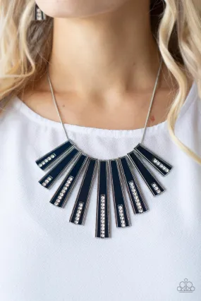 Paparazzi FAN-tastically Deco Necklace Blue