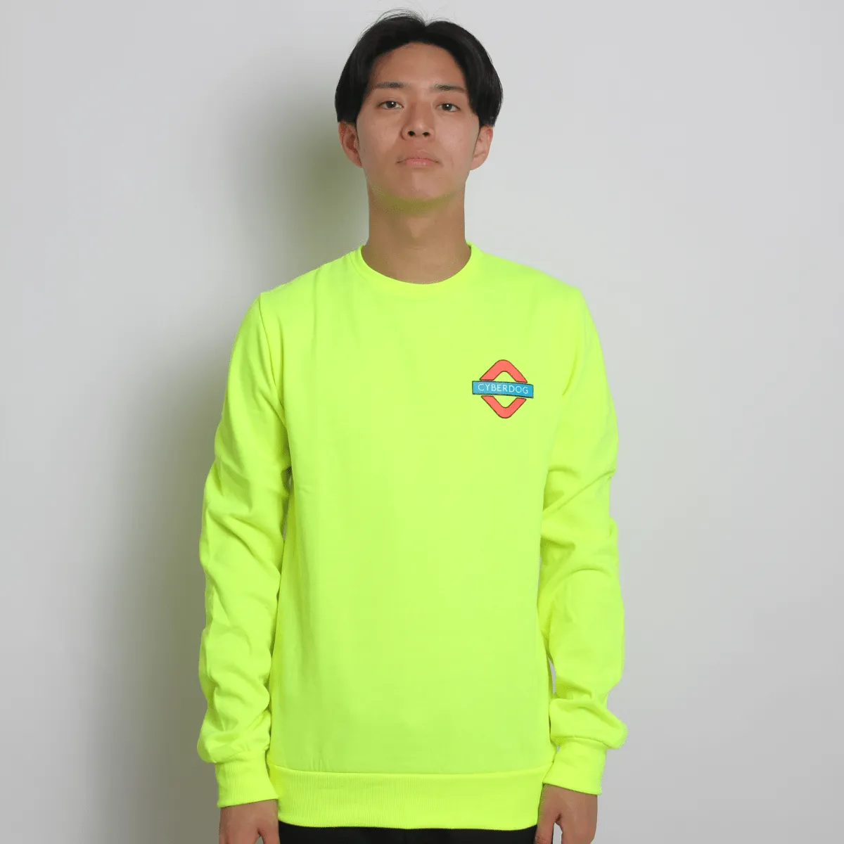 PARTY MAP SWEATSHIRT FLUO YELLOW