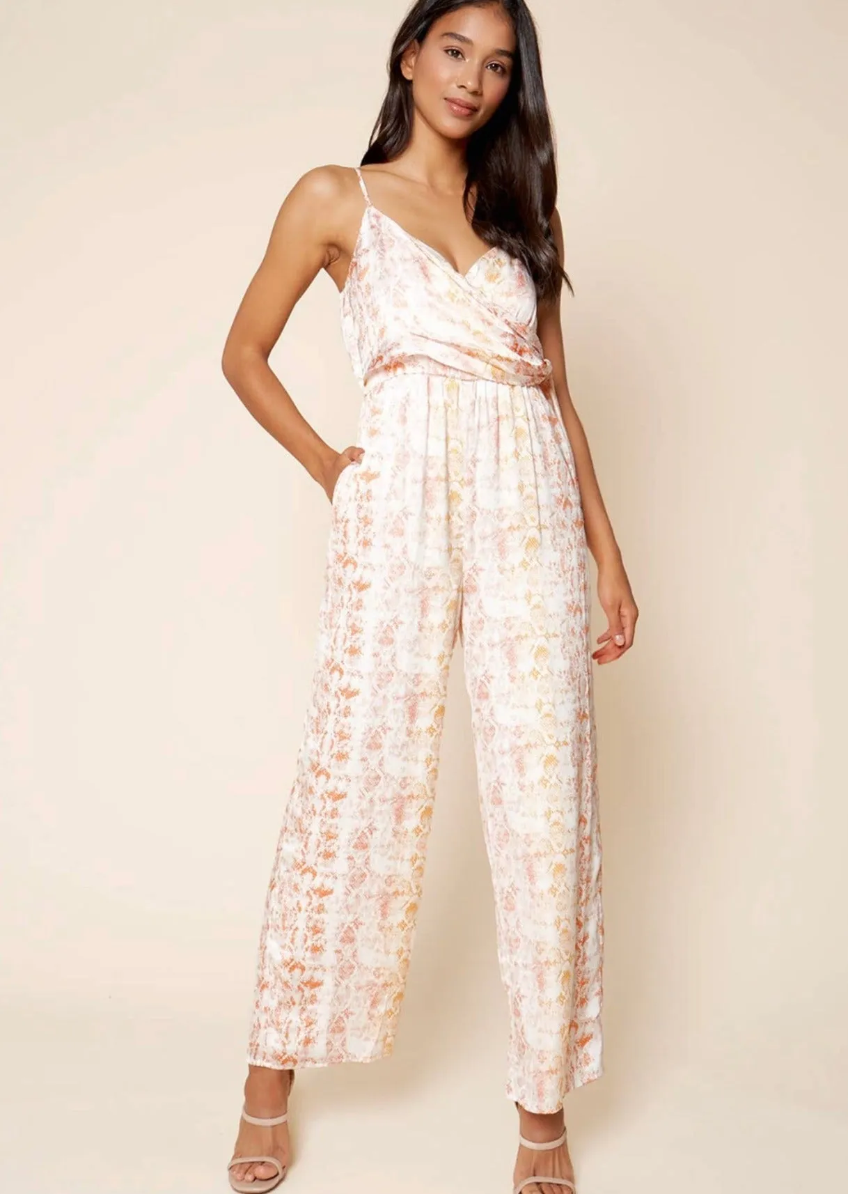 Payton Snake Printed Jumpsuit