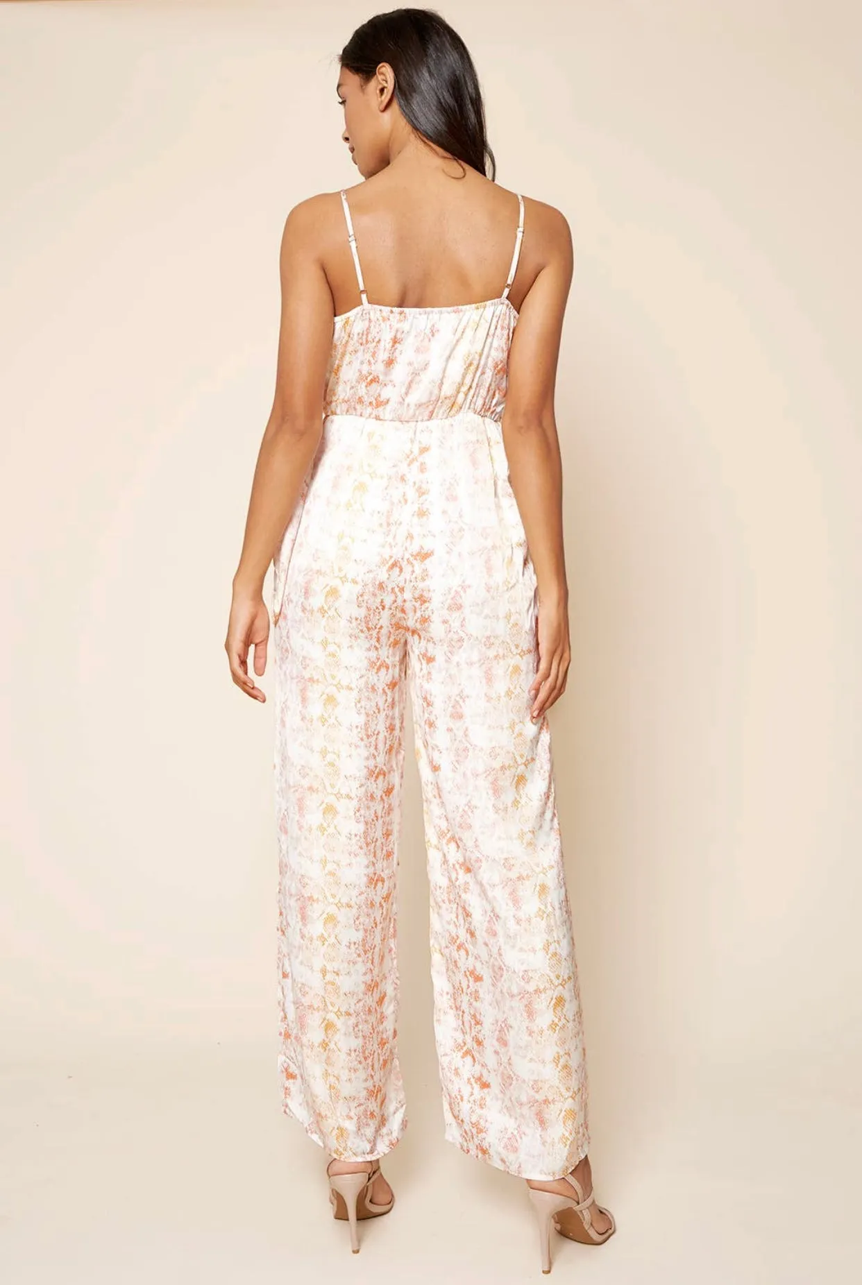 Payton Snake Printed Jumpsuit