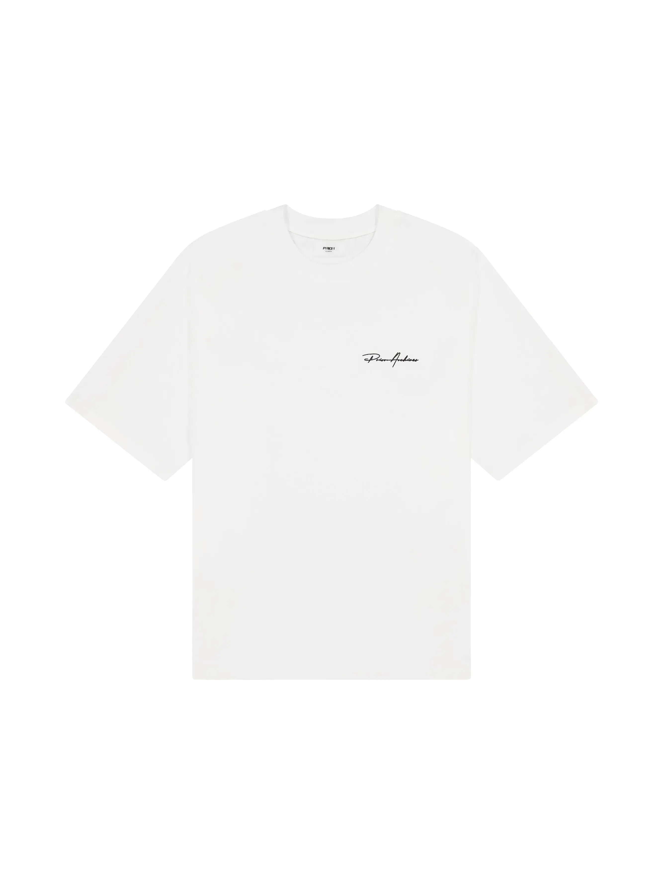 Prior Embroidery Logo Oversized T-shirt Fog